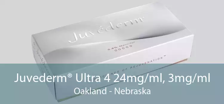 Juvederm® Ultra 4 24mg/ml, 3mg/ml Oakland - Nebraska