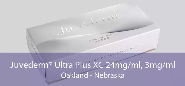 Juvederm® Ultra Plus XC 24mg/ml, 3mg/ml Oakland - Nebraska