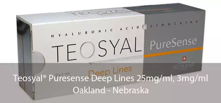 Teosyal® Puresense Deep Lines 25mg/ml, 3mg/ml Oakland - Nebraska