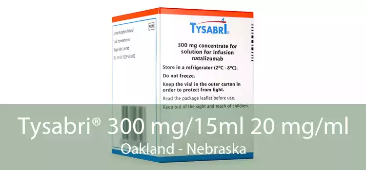 Tysabri® 300 mg/15ml 20 mg/ml Oakland - Nebraska