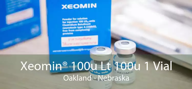 Xeomin® 100u Lt 100u 1 Vial Oakland - Nebraska